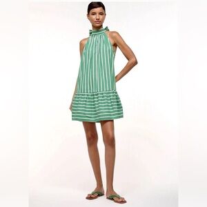 Rachel Zoe halter neck drop waist dress